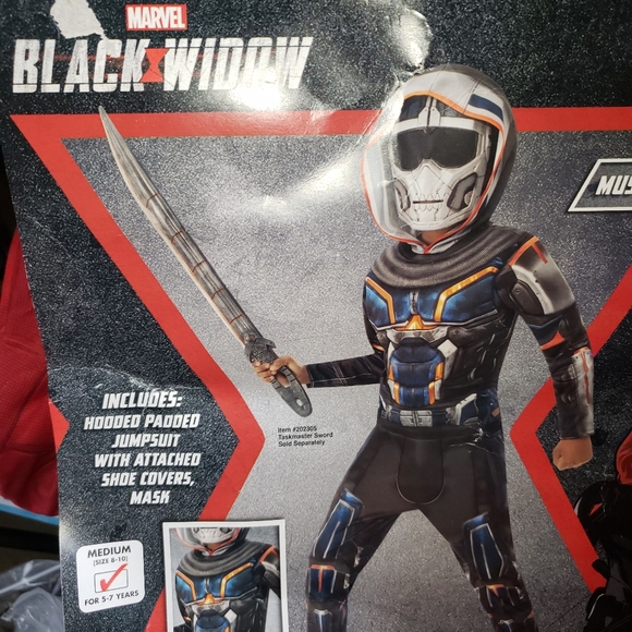 Kids Black Widow Taskmaster Costume M